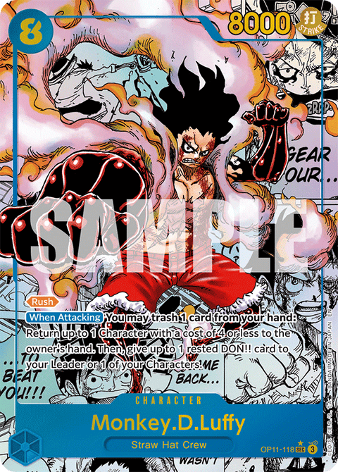 Monkey D. Luffy (OP11-118) OP11 Manga Rare