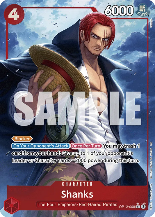 Shanks (OP12-008) OP12 Alternate Art (AA)