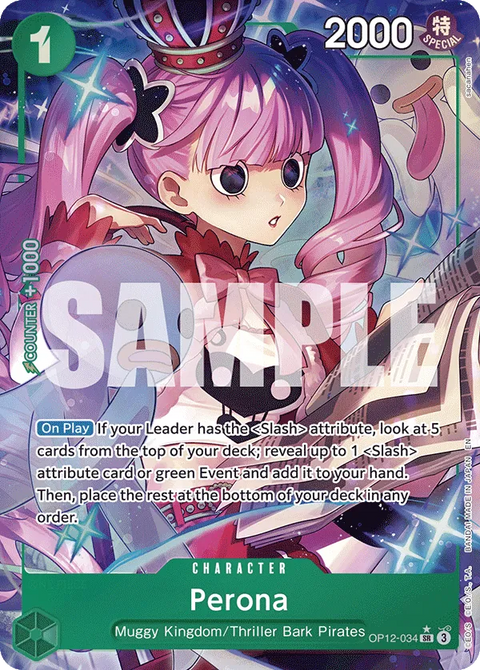 Perona (OP12-034) OP12 Alternate Art (AA)