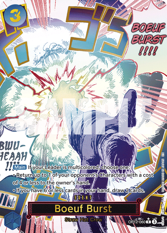 Boeuf Burst (OP12-060) OP12 Event Manga Rare