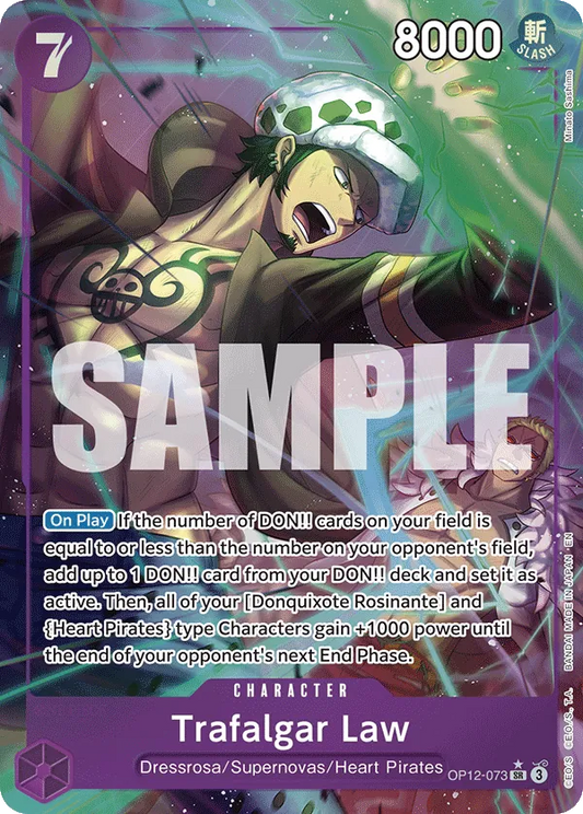 Trafalgar Law (OP12-073) OP12 Alternate Art (AA)