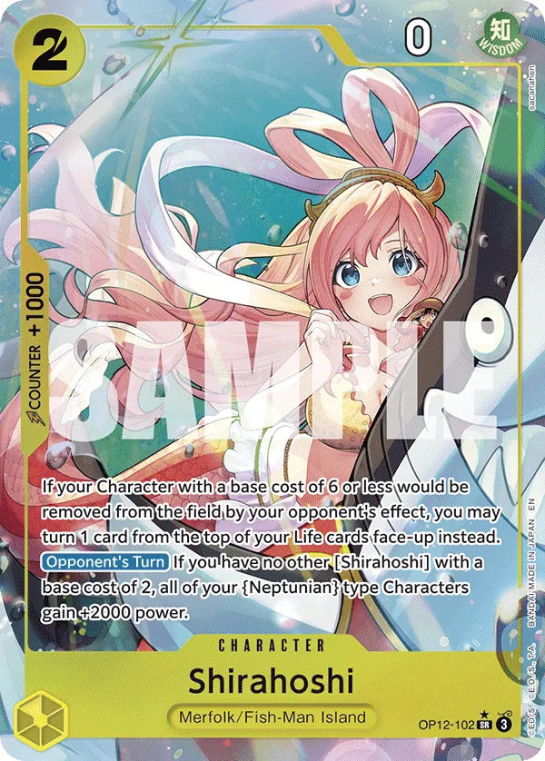 Shirahoshi (OP12-102) OP12 Alternate Art (AA)