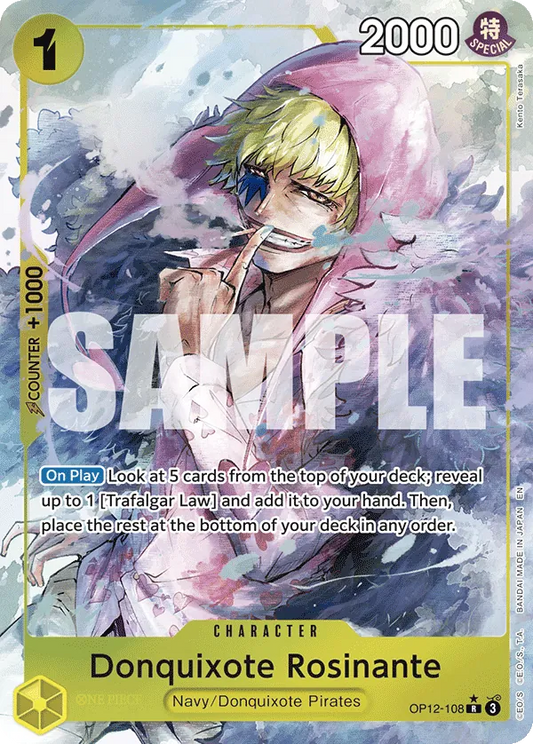 Donquixote Rosinante (OP12-108) OP12 Alternate Art (AA)