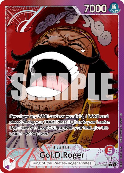Gol D. Roger (OP13-003) OP13 Leader Alt Art (AA)