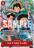 Ace & Sabo & Luffy (OP13-007) OP13 Alternate Art (AA)