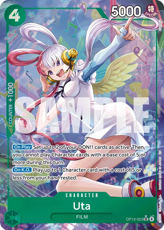 Uta (OP13-023) OP13 Alternate Art (AA)