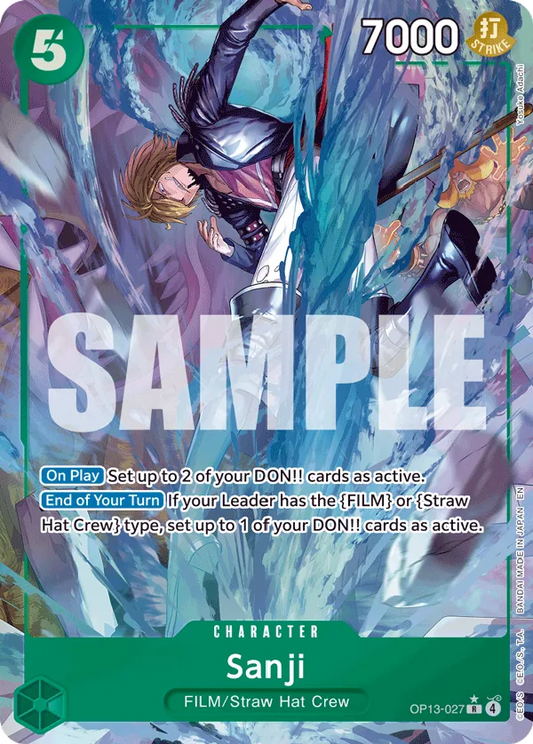Sanji (OP13-027) OP13 Alternate Art (AA)