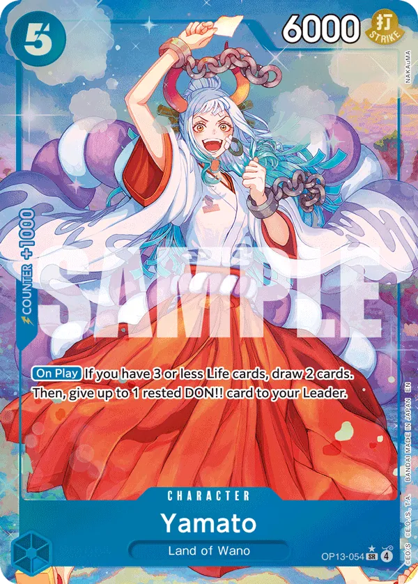 Yamato (OP13-054) OP13 Alternate Art (AA)