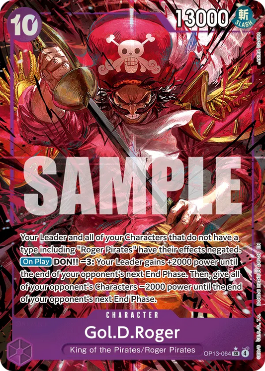 Gol.D.Roger (OP13-064) OP13 Alternate Art (AA)