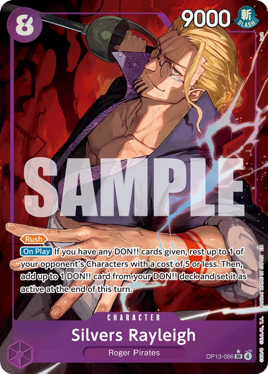 Silvers Rayleigh (OP13-066) OP13 Alternate Art (AA)