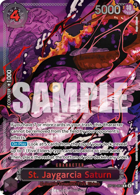 St. Jaygarcia Saturn (OP13-083) OP13 Special Rare (SP)