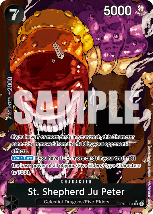 St. Shepherd Ju Peter (OP13-084) OP13 Alternate Art (AA)