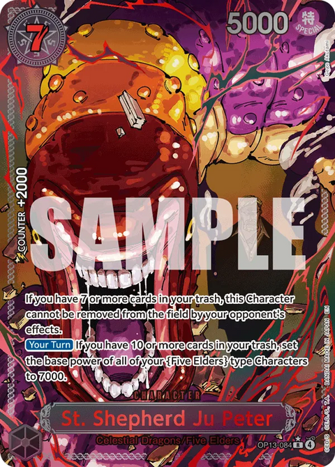 St. Shepherd Ju Peter (OP13-084) OP13 Special Rare (SP)