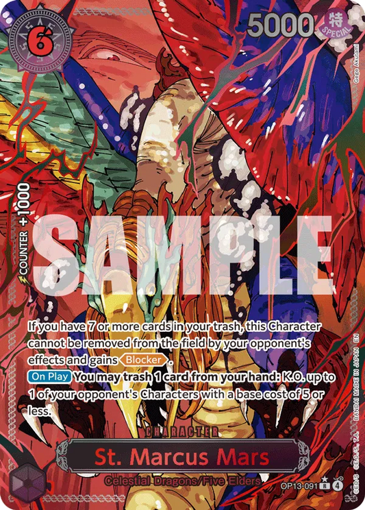 St. Marcus Mars (OP13-091) OP13 Special Rare (SP)