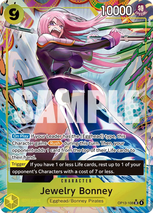 Jewelry Bonney (OP13-108) OP13 Alternate Art (AA)