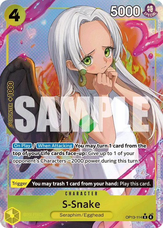 S-Snake (OP13-114) OP13 Alternate Art (AA)
