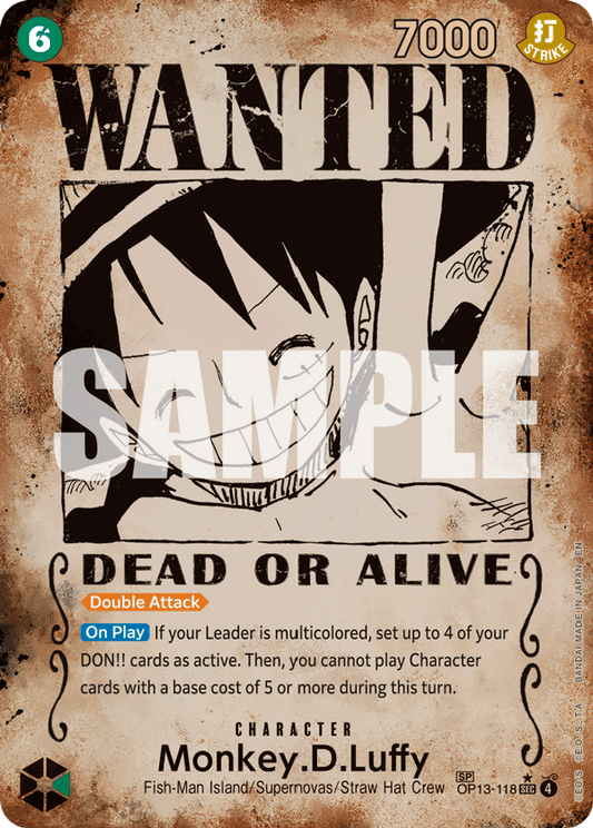 Monkey D. Luffy (OP13-118) OP13 Special Rare (SP)