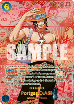 Portgas D. Ace (OP13-119) OP13 Red Manga Rare