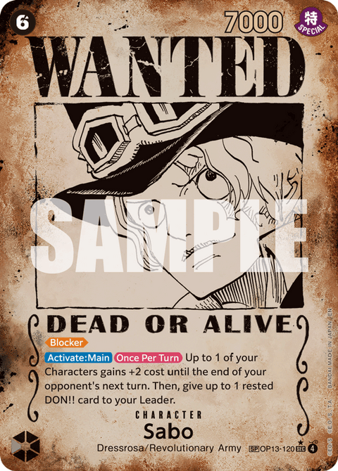 Sabo (OP13-120) OP13 Special Rare (SP)