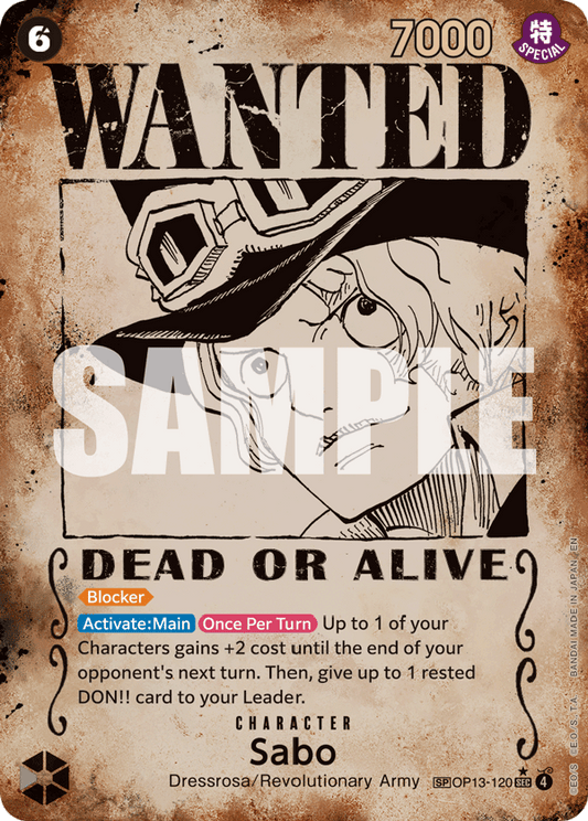 Sabo (OP13-120) OP13 Special Rare (SP)