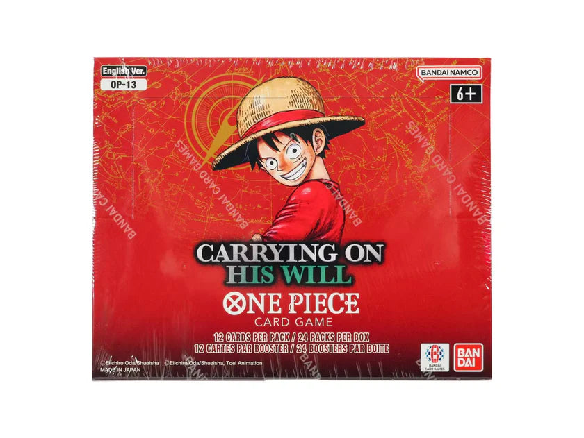 One Piece Carrying on His Will (OP-13) Sealed Case [English]