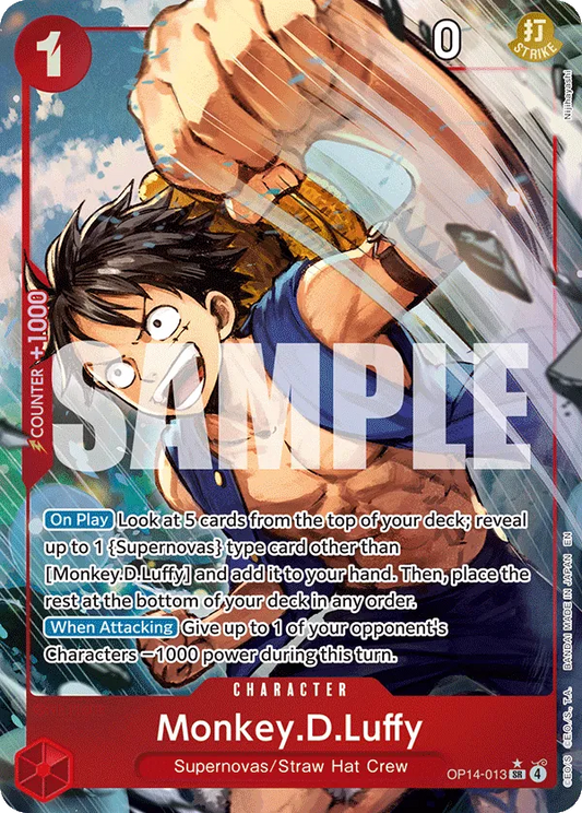 Monkey.D.Luffy (OP14-013) OP14-EB04 Alternate Art (AA)