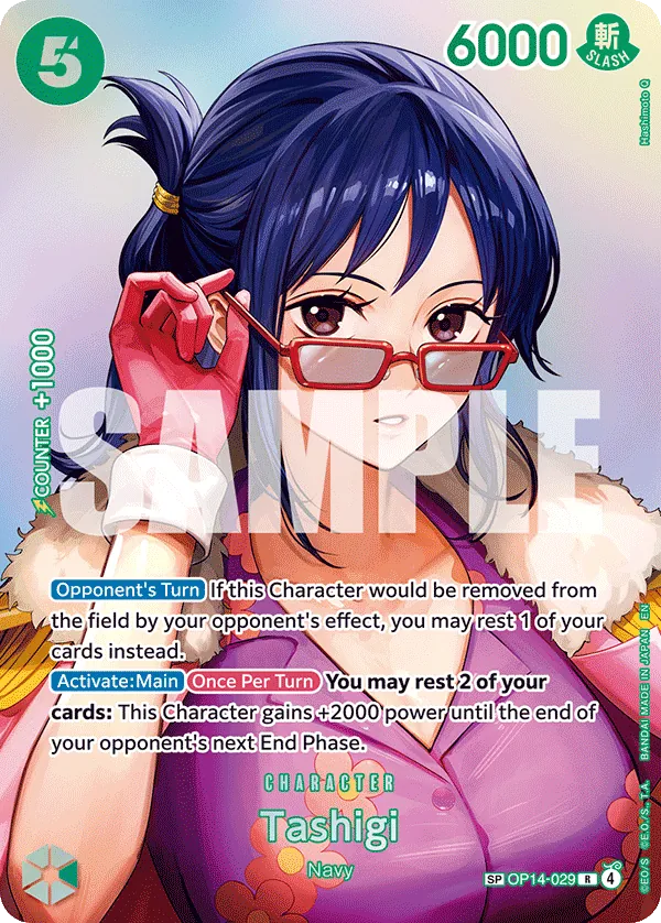 Tashigi (OP14-029) OP16 Special Rare (SP)
