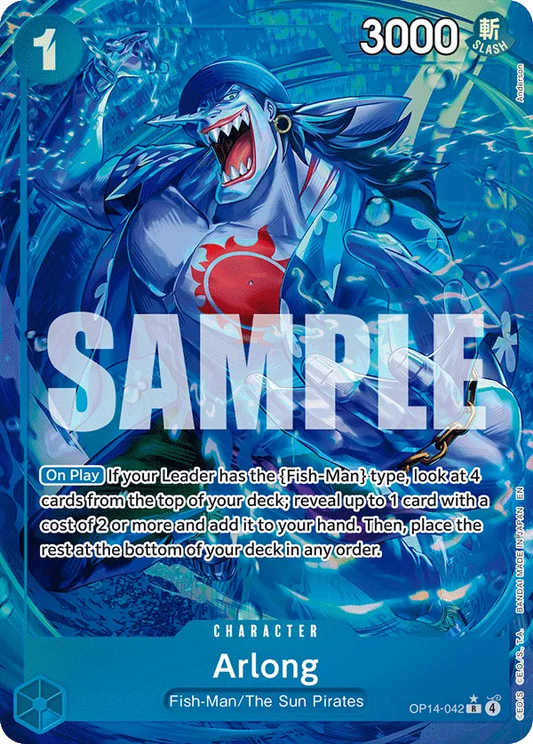 Arlong (OP14-042) OP14-EB04 Alternate Art (AA)
