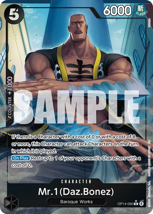 Mr.1(Daz.Bonez) (OP14-090) OP14-EB04 Alternate Art (AA)