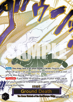 Ground Death (OP14-096) OP14-EB04 Event Manga Rare
