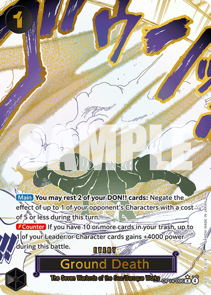 Ground Death (OP14-096) OP14-EB04 Event Manga Rare