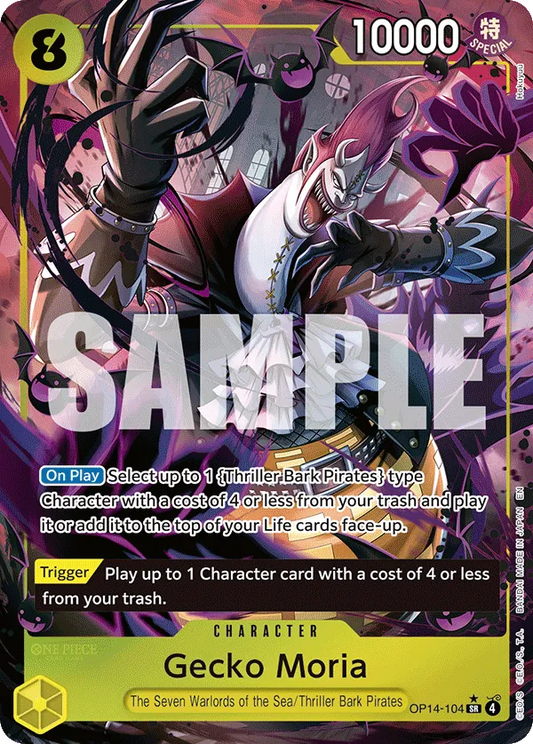 Gecko Moria (OP14-104) OP14-EB04 Alternate Art (AA)
