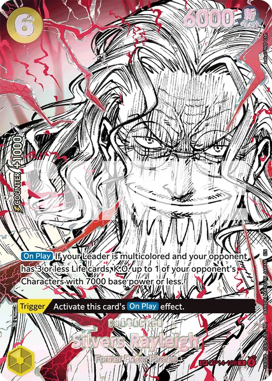 Silvers Rayleigh (OP14-108) OP17 Special Rare (SP)