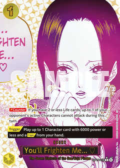 You'll Frighten Me... ? (OP14-118) OP14-EB04 Event Manga Rare