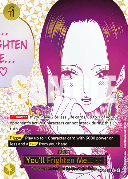 You'll Frighten Me... ? (OP14-118) OP14-EB04 Event Manga Rare