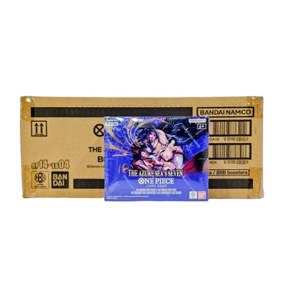 One Piece The Azure Sea's Seven (OP14-EB04) Sealed Case [English]