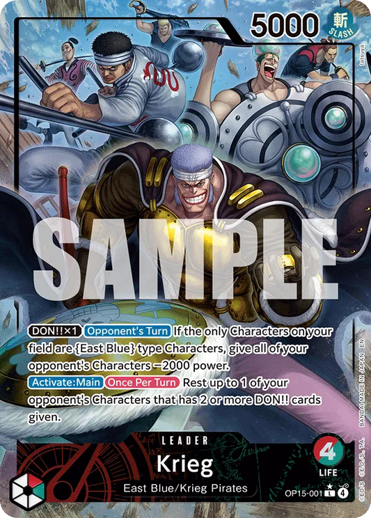 Krieg (OP15-001) OP15-EB04 Leader Alt Art
