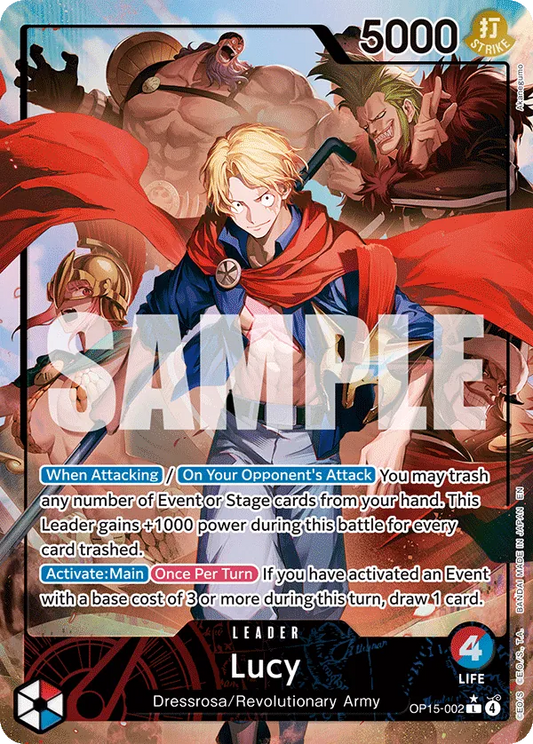 Lucy (OP15-002) OP15-EB04 Leader Alt Art