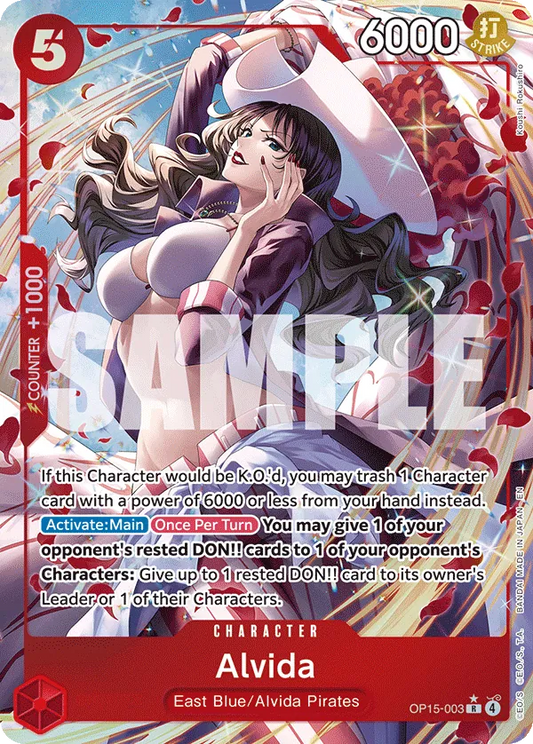 Alvida (OP15-003) OP15-EB04 Alternate Art (AA)