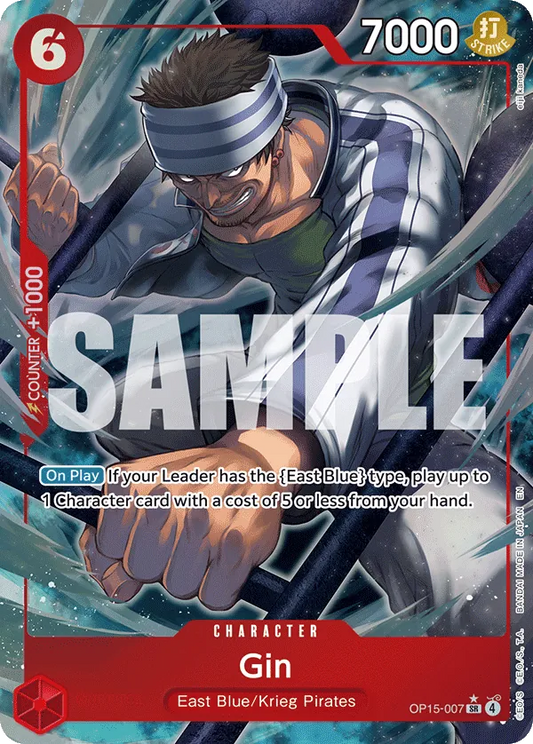 Gin (OP15-007) OP15-EB04 Alternate Art (AA)