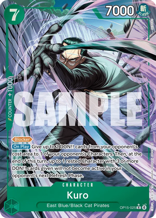 Kuro (OP15-025) OP15-EB04 Alternate Art (AA)