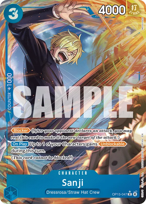 Sanji (OP15-047) OP15-EB04 Alternate Art (AA)