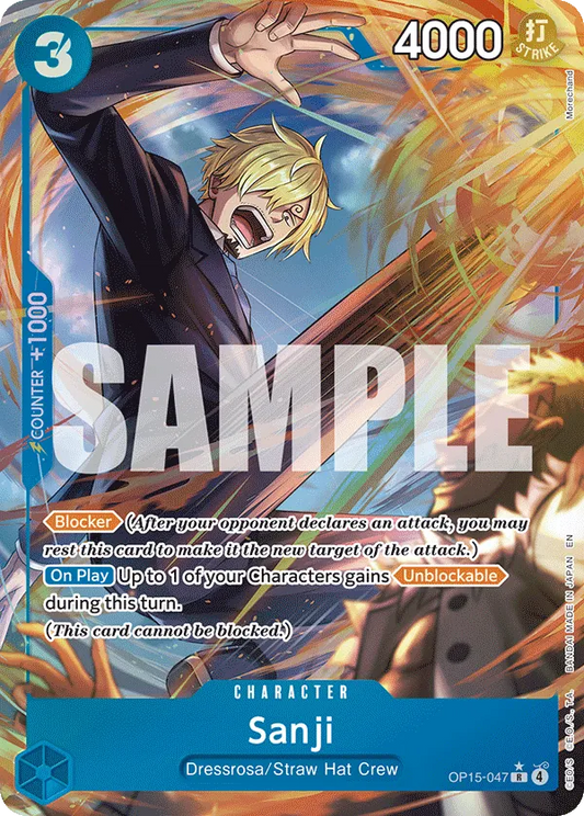 Sanji (OP15-047) OP15-EB04 Alternate Art (AA)