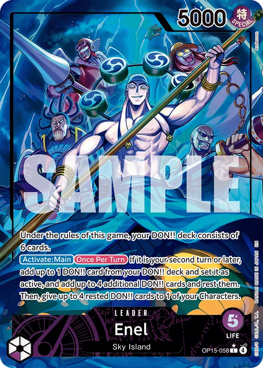 Enel (OP15-058) OP15-EB04 Leader Alt Art