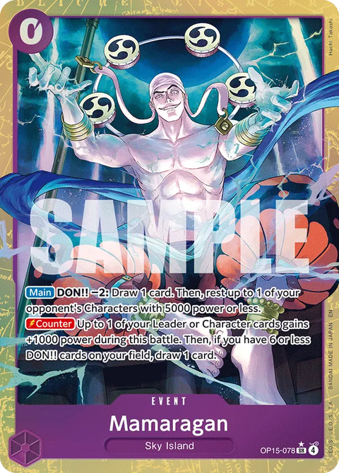 Mamaragan (OP15-078) OP15-EB04 Alternate Art (AA)