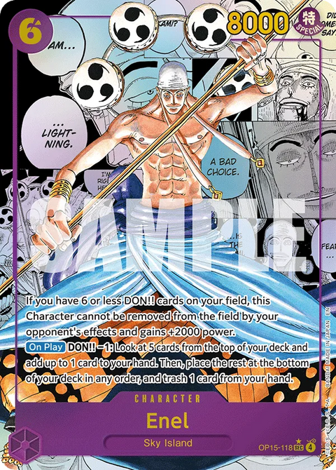 Enel (OP15-118) OP15-EB04 Manga Rare