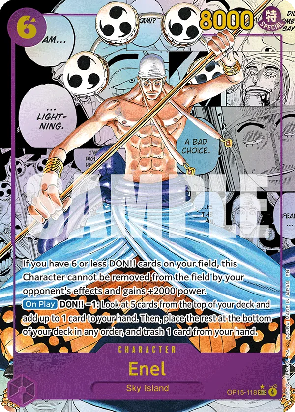 Enel (OP15-118) OP15-EB04 Manga Rare