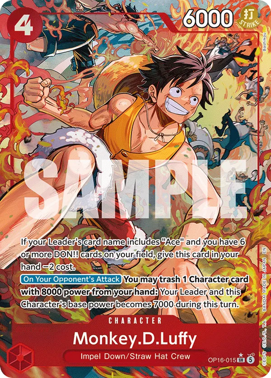 Monkey.D.Luffy (OP16-015) OP16 Alternate Art (AA)