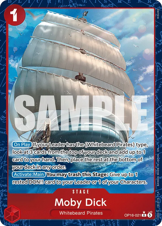 Moby Dick (OP16-021) OP16 Alternate Art (AA)