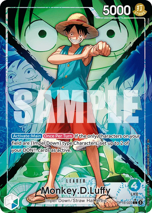 Monkey.D.Luffy (OP16-022) OP16 Leader